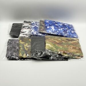 Bememo 9 Pairs UV Protection Arm Sleeves Anti-Slip Tattoo Cover Unisex Camo